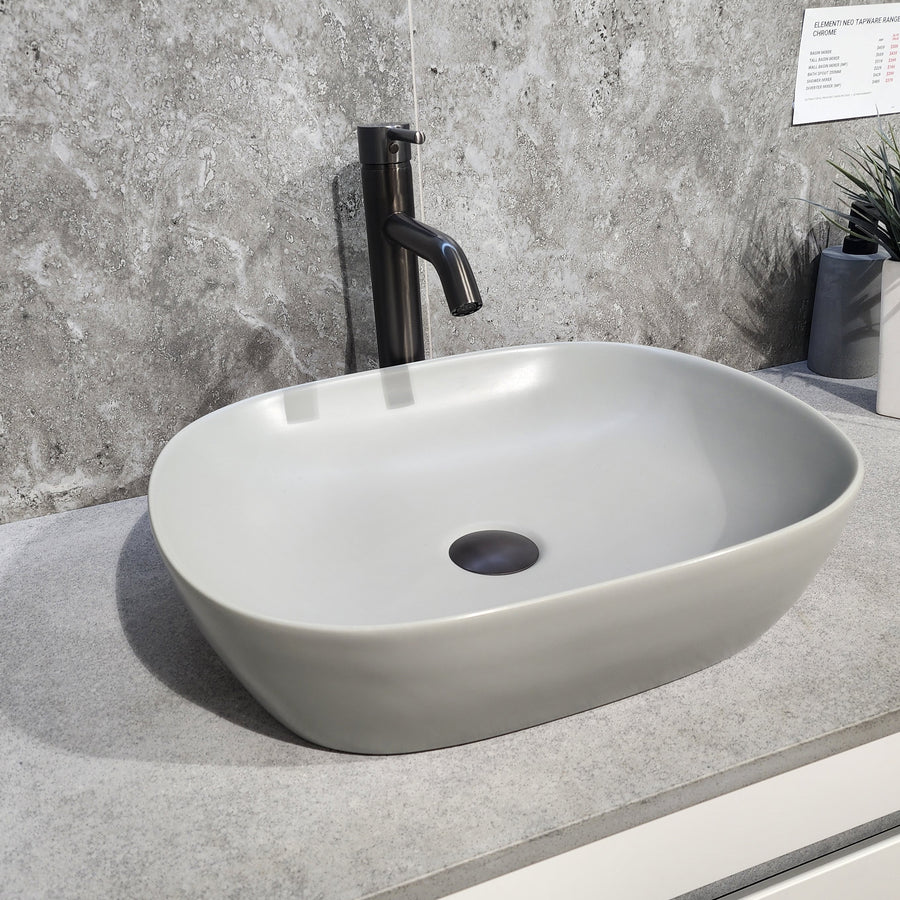 PURE OVAL 470MM CERAMIC VESSEL BASIN
