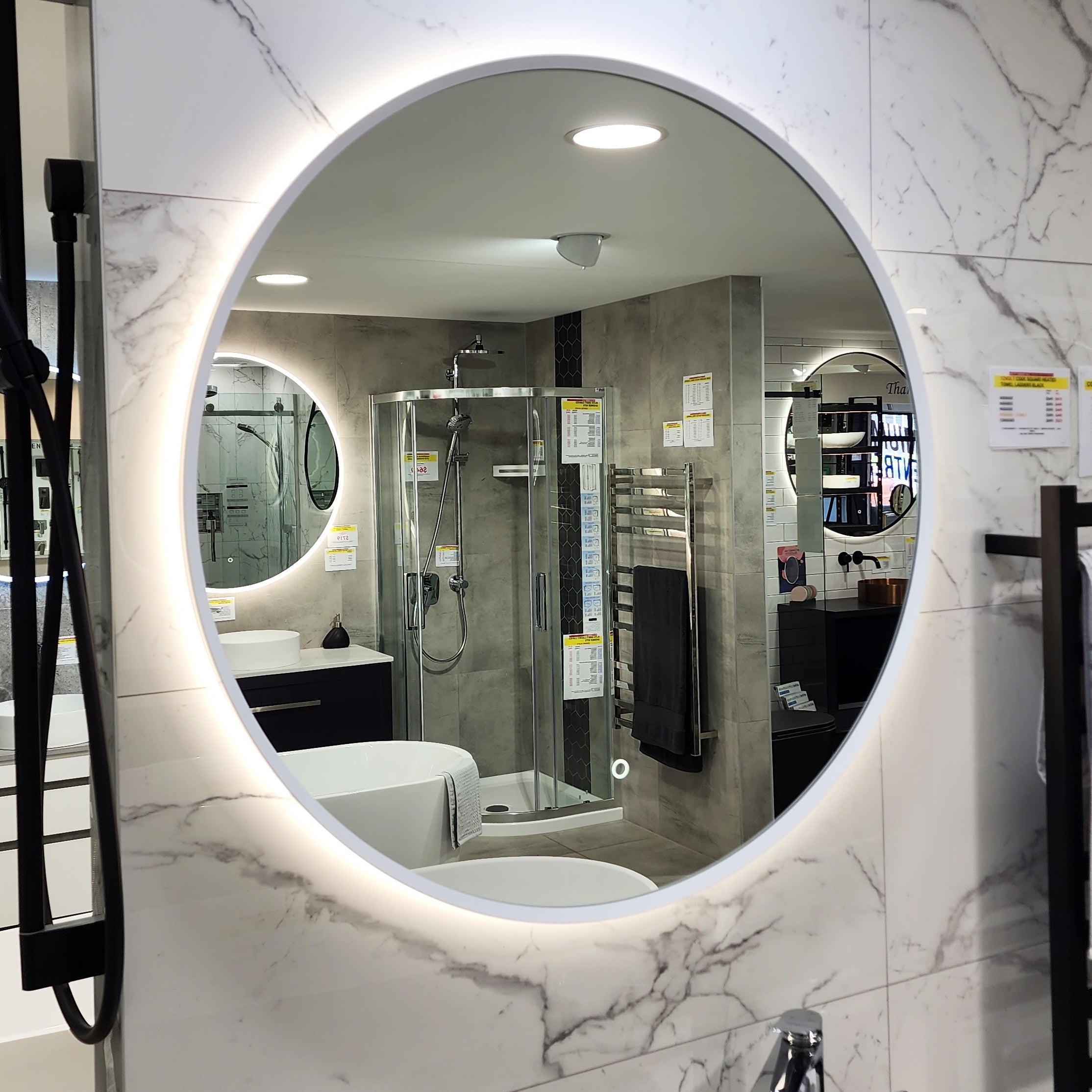 SOLACE ROUND MIRROR 1100MM - 3 Colours