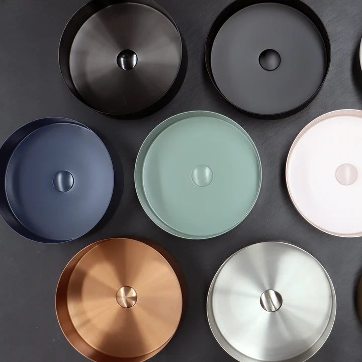 FUSION ROUND STAINLESS STEEL BASIN - 5 Colours