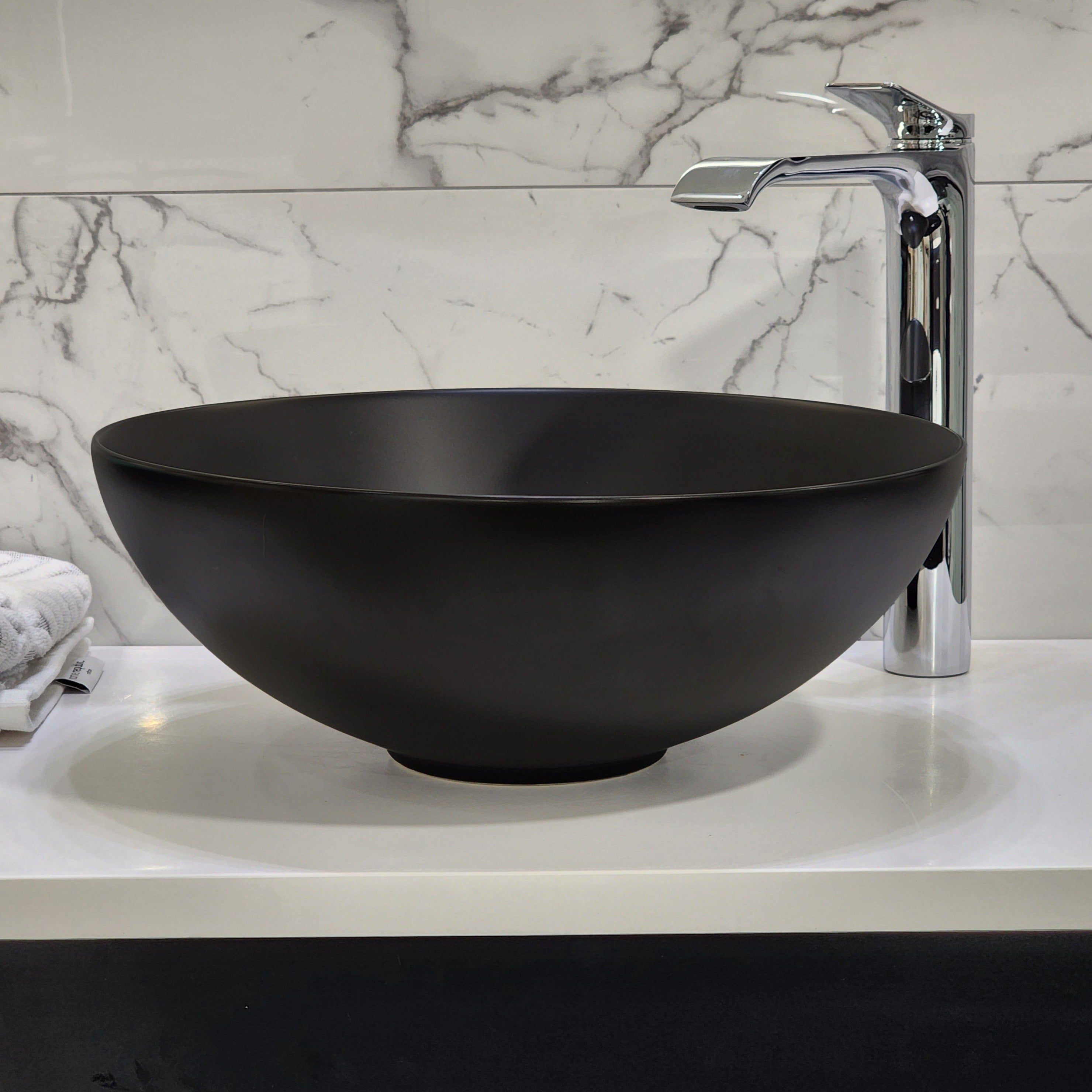PURE ARC 400MM CERAMIC VESSEL BASIN