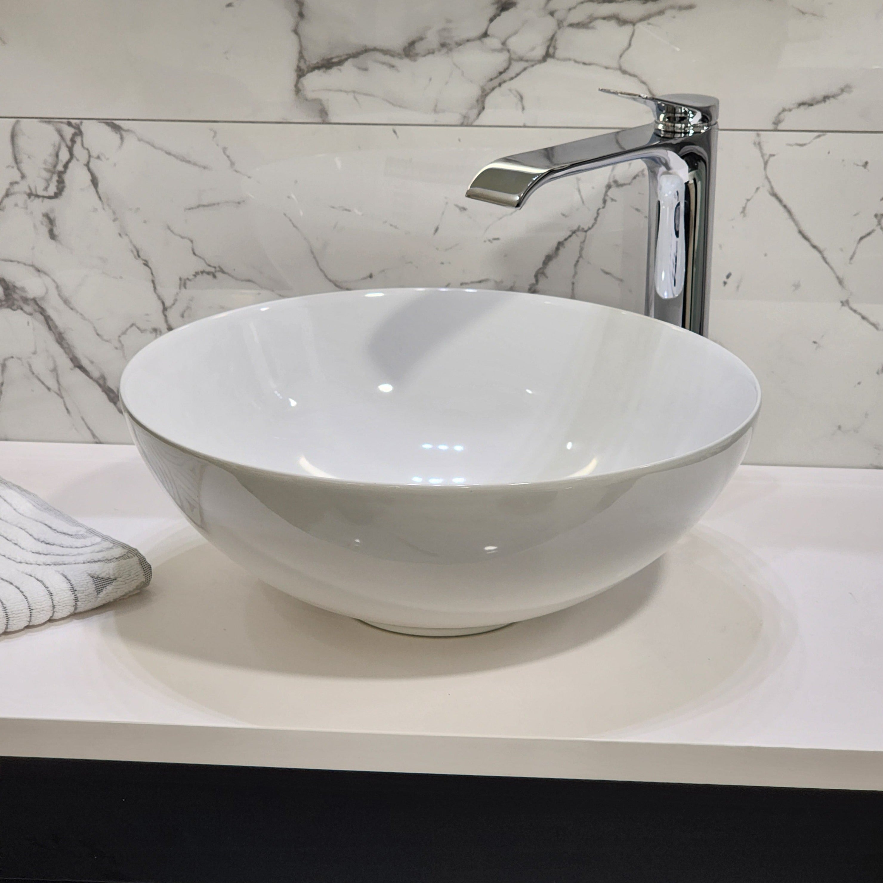 PURE ARC 400MM CERAMIC VESSEL BASIN