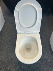 *Returned Item* CODE FLOW TYPHOON INWALL TOILET SUITE GLOSS WHITE PAN