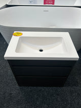 *Cancelled Order* NEW LUXE 600x380 Slim Wall Hung Vanity – Single Bowl, One Drawer