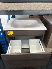 *Cancelled Order* LUXE 600 Wall hung Vanity – Single Bowl, 1 Drawer