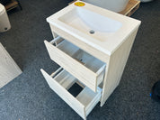 *Cancelled Order* LUXE 600 Slim Floor Standing Vanity – Single Bowl, 2 Drawer