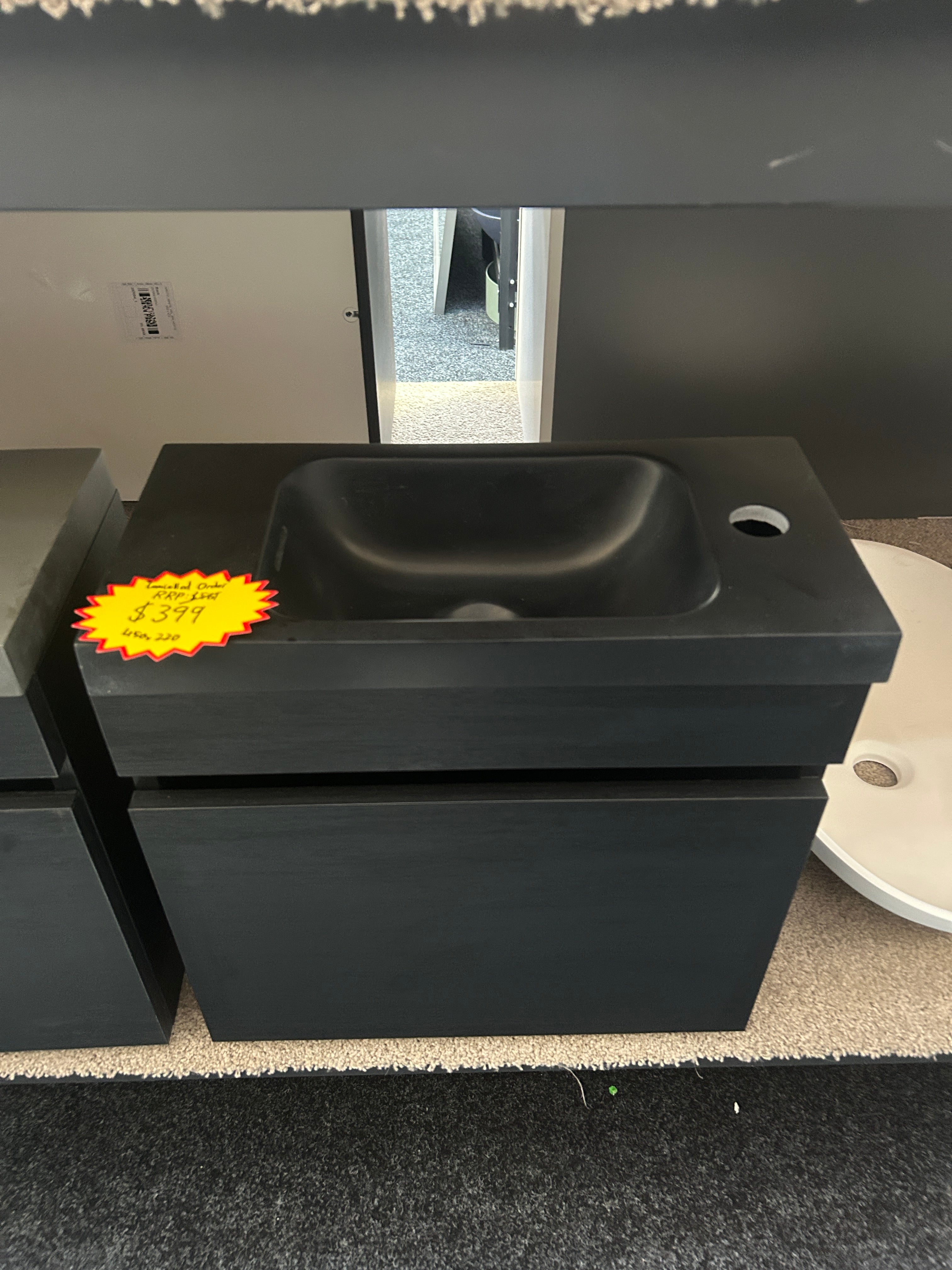 *Cancelled Order* NEW LUXE 450x220 Wall Hung Water Closet Vanity