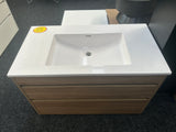 *Cancelled Order* NEW LUXE 900x490 Wall Hung Vanity – Single Bowl, 2 Drawer