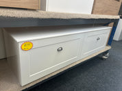 *Ex-Display* CUSTOM 1800 Wall Hung Vanity – Double Bowl, 3 Drawer