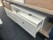 *Ex-Display* CUSTOM 1800 Wall Hung Vanity – Double Bowl, 3 Drawer