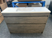 *Light Scuff* LUXE 1200 Floor Standing Vanity – Single Bowl, 2 Drawer
