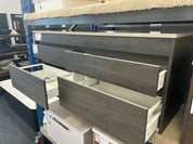 *Cancelled Order* NEW LUXE 1500x490 Wall Hung Vanity – Single Bowl, 4 Drawer