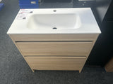 *Cancelled Order* 750 LUXE Slim Floor Standing Vanity – Single Bowl, 2 Drawer