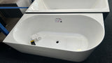 Code Lineare Left Hand Corner Bath 1600 Gloss White