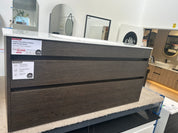 *Cancelled Order* LUXE 1200 Wall Hung Vanity – Single Bowl, 2 Drawer