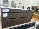 *Cancelled Order* LUXE 1200 Wall Hung Vanity – Single Bowl, 2 Drawer
