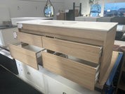 *Cancelled Order* Code LUXE 1500 Wall Hung Vanity – Single Bowl, 4 Drawer