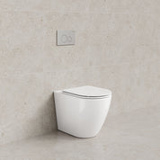 *Returned Item* CODE FLOW TYPHOON INWALL TOILET SUITE GLOSS WHITE PAN