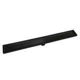 CODE FLOW TILED INSERT CHANNEL SHOWER DRAIN 800 - BLACK