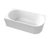 WILLOW 1500 LEFT HAND CORNER BATH - MATTE WHITE