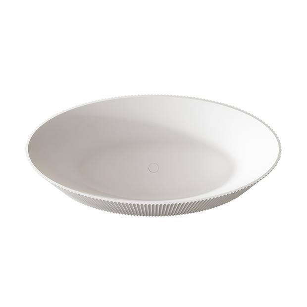 WILLOW 1500 OVAL FREESTANDING BATH - GLOSS WHITE