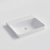 LINEARE 530MM CONCRETE SEMI-INSET BASIN