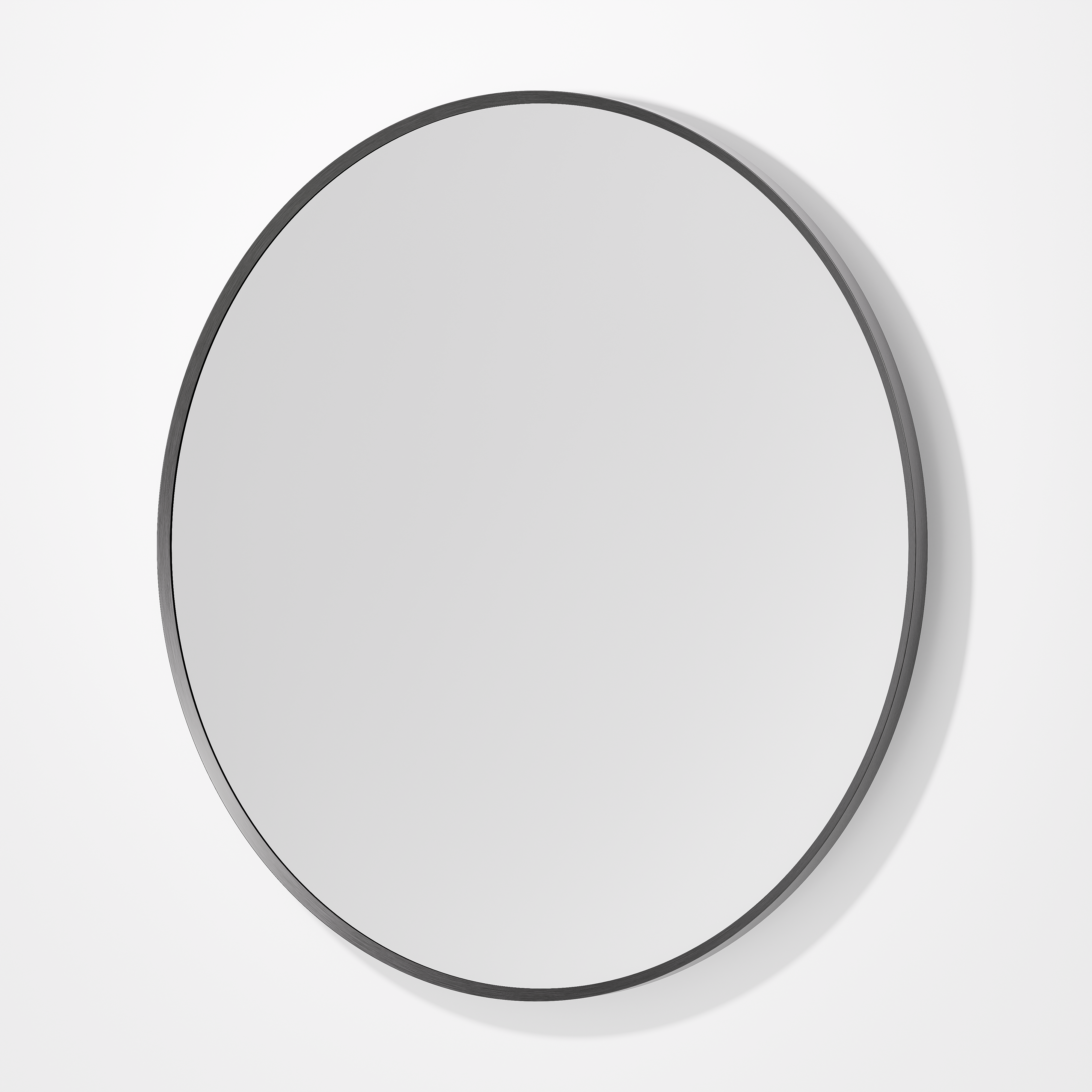 ASPECT FRAMED ROUND 900MM MIRROR - 2 COLOURS