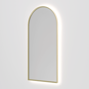 SOLACE ARCH 450X900 MIRROR - Brushed Brass