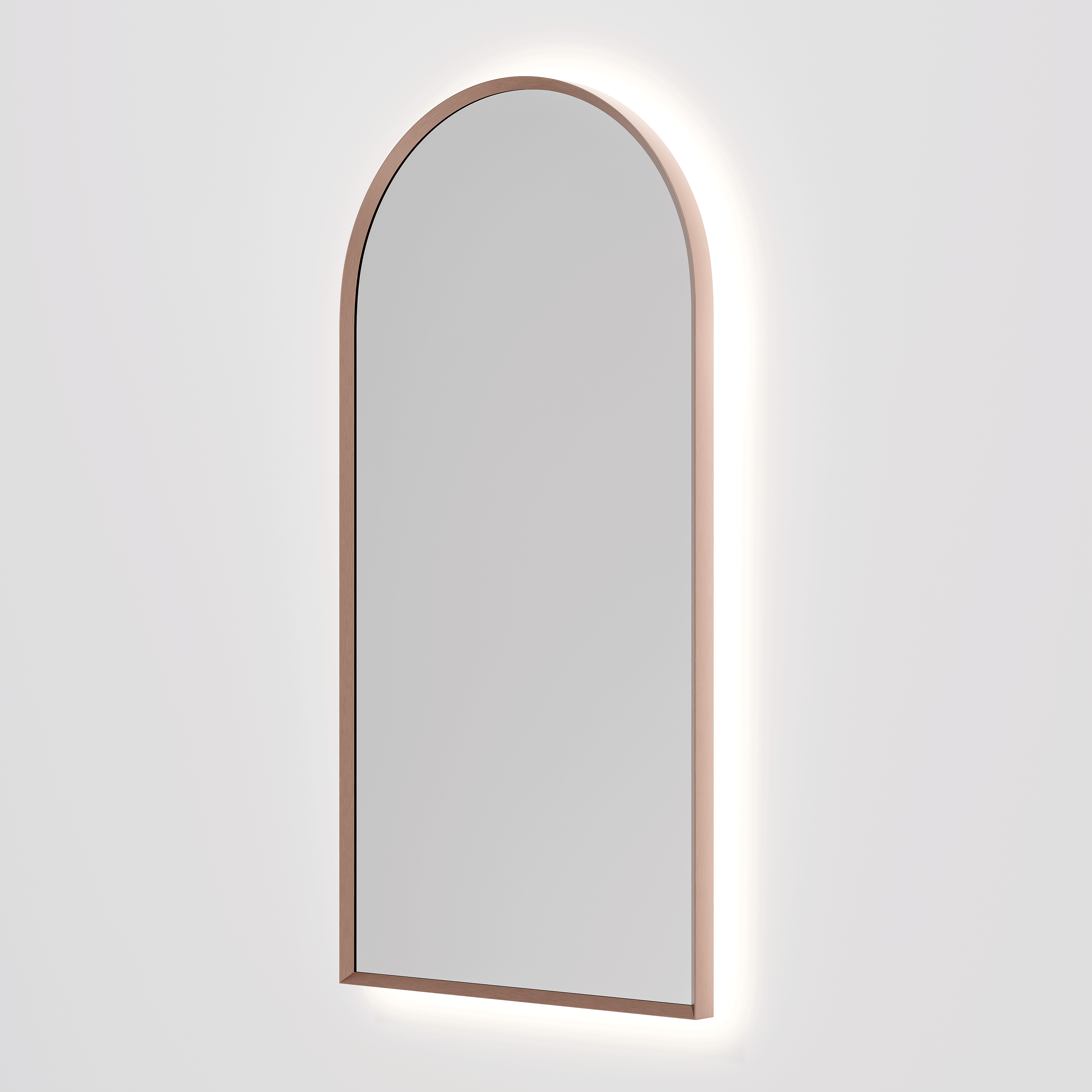 SOLACE ARCH 450X900 MIRROR - Brushed Copper