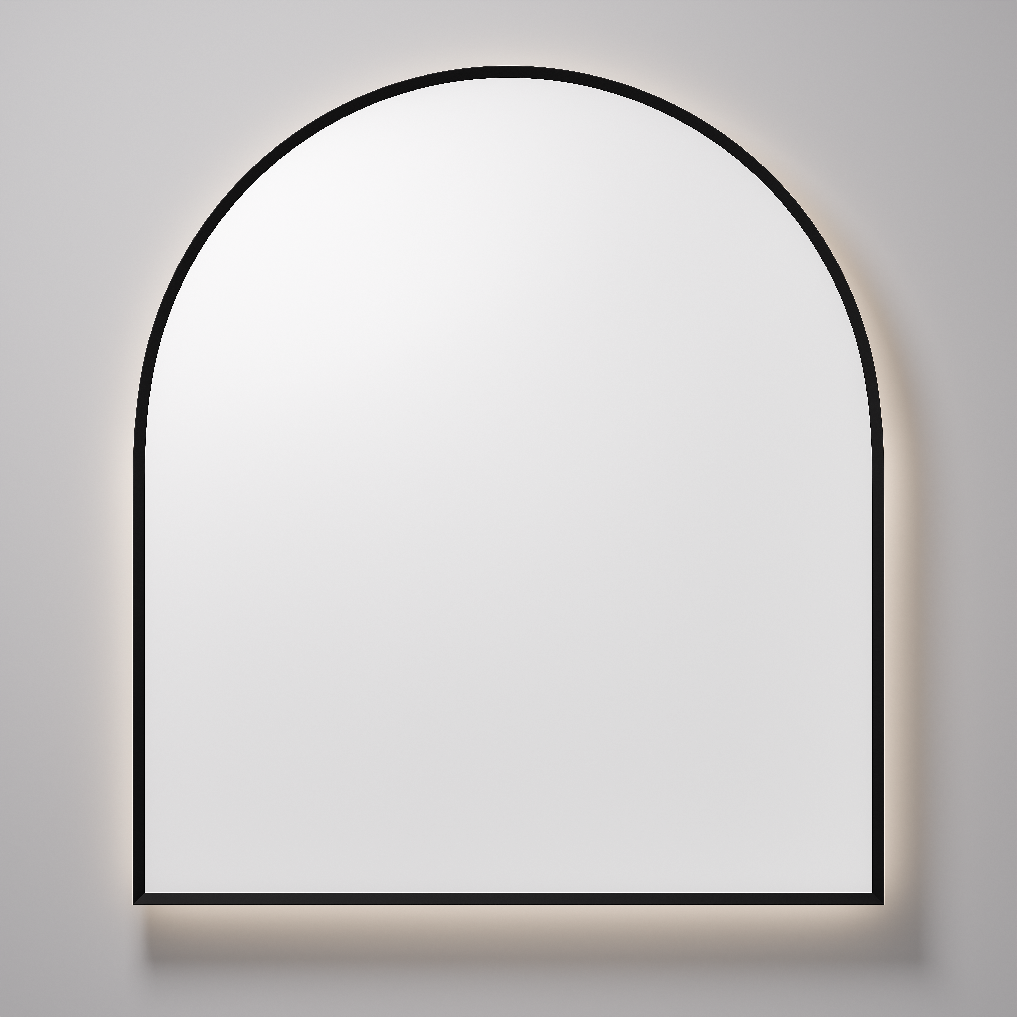 SOLACE ARCH 850X950 MIRROR - Black