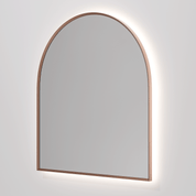 SOLACE ARCH 850X950 MIRROR - Brushed Copper