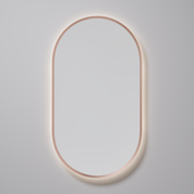 SOLACE OVAL 500X900 MIRROR - Brushed Copper