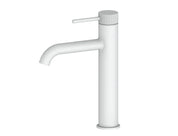 NATURE MID HEIGHT VESSEL BASIN MIXER - Matte White