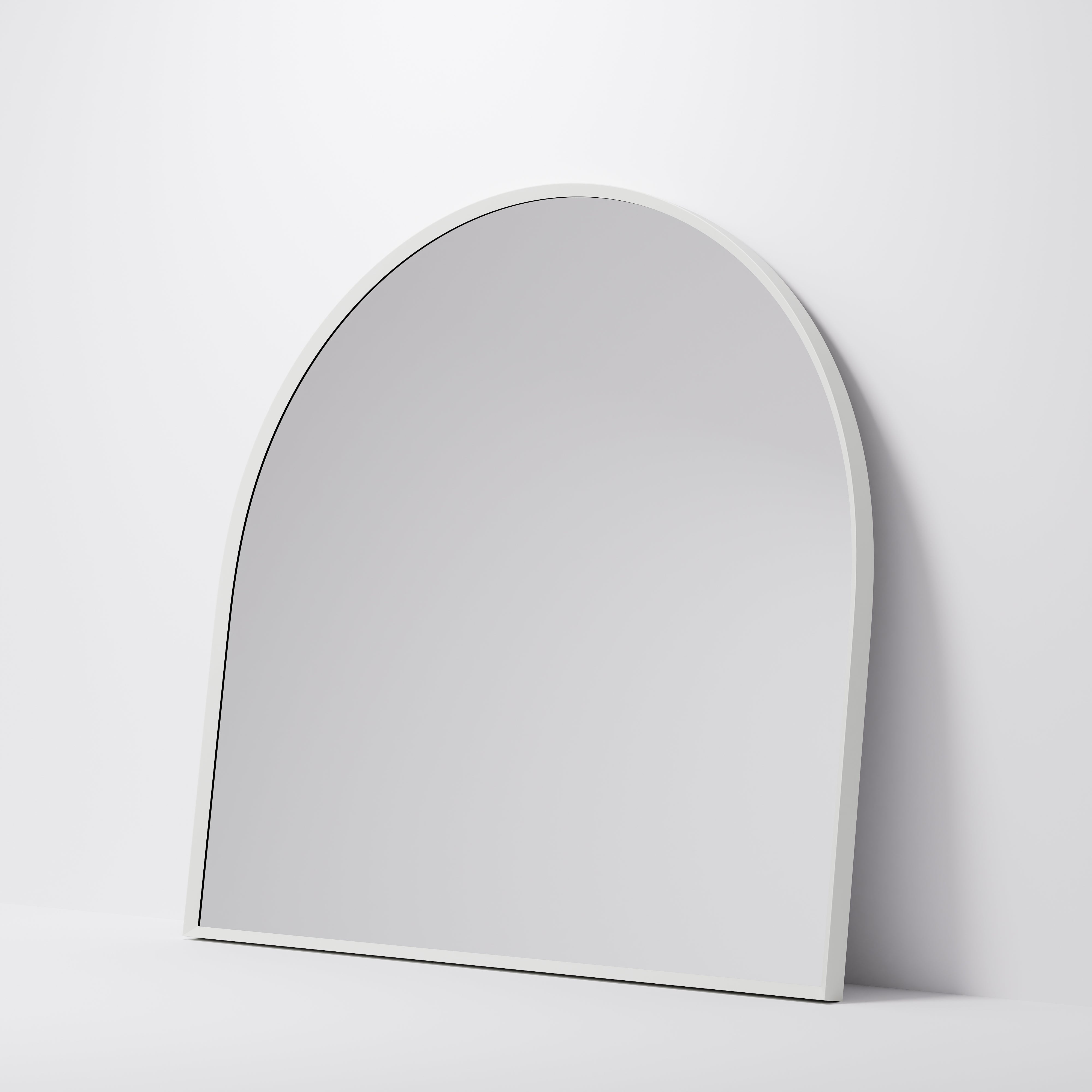 ASPECT 850x950 ARCH FRAMED MIRROR WHITE