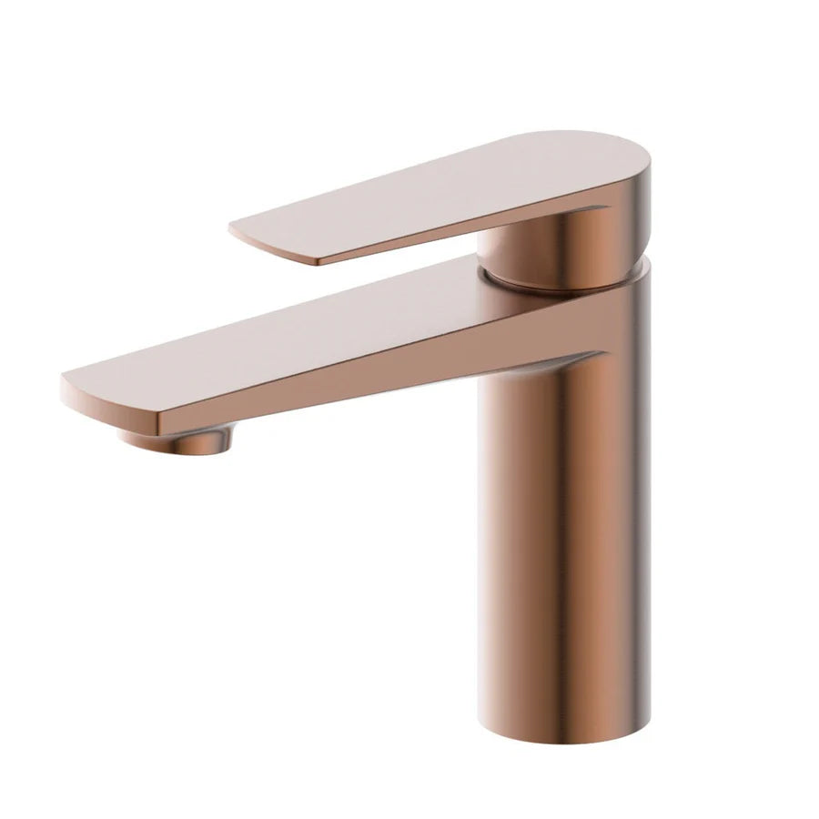 PURE BASIN MIXER BRUSHED COPPER