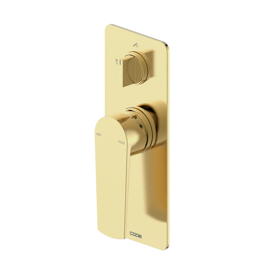 PURE SHOWER / BATH DIVERTER MIXER - 6 COLOURS