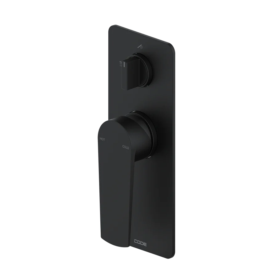 PURE SHOWER / BATH DIVERTER MIXER - 6 COLOURS