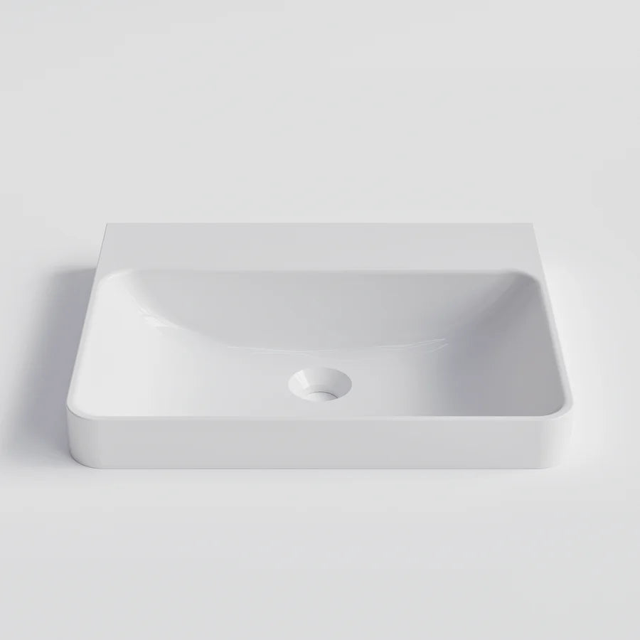 LINEARE 530MM SOLID SURFACE SEMI-INSET BASIN