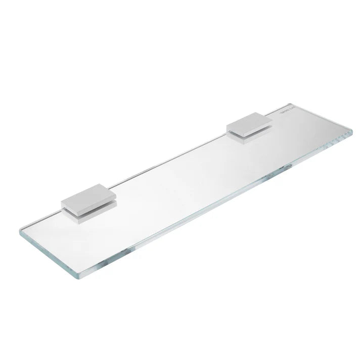 VERSA RECTANGLE GLASS SHELVES - Matte White