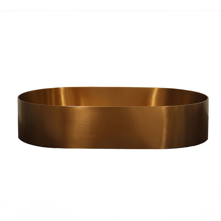 FUSION OVAL STAINLESS STEEL BASIN - 5 Colours