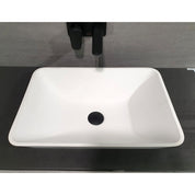 WATERWARE CUBE INSET RECTANGLE BASIN 530X355X80MM - 2 COLOURS