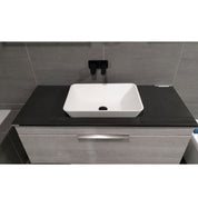 WATERWARE CUBE INSET RECTANGLE BASIN 530X355X80MM - 2 COLOURS