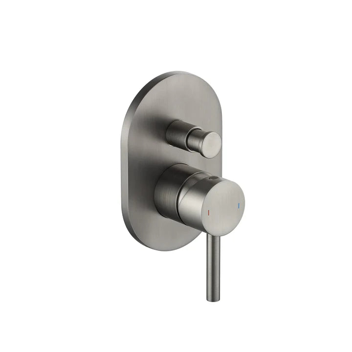 INDUSTRY SHOWER DIVERTER MIXER - Gunmetal