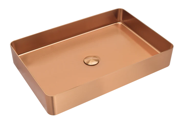 FUSION RECTANGLE STAINLESS STEEL BASIN - 7 Colours