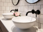 WATERWARE CARBON WALL MOUNTED BASIN MIXER