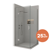 Atlantis Linea Quattro 900X900 Dublin (LH) Shower Kit