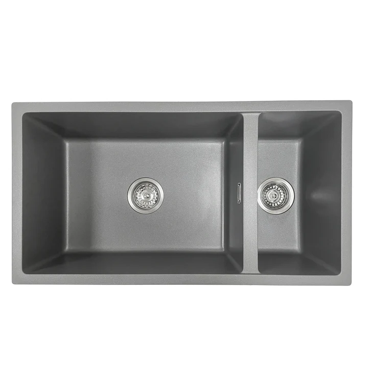 AURA GRANITE DOUBLE SINK 550/200X400 - 3 Colours