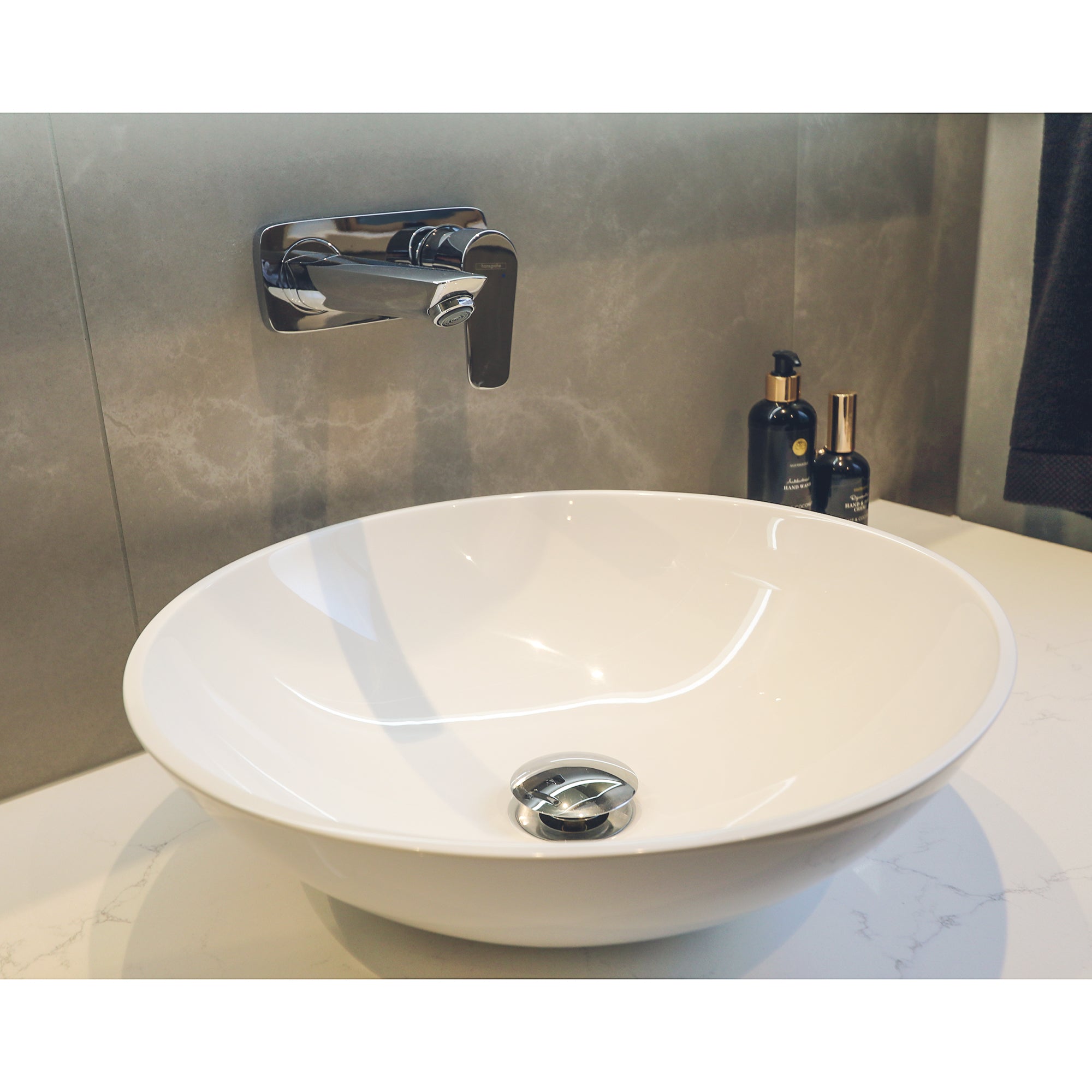WATERWARE ARC ROUND BASIN 400X130MM - 2 COLOURS