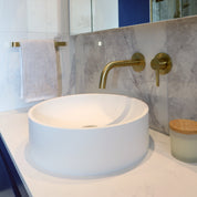 WATERWARE HALO ROUND BASIN 400X400X120MM - GLOSS WHITE