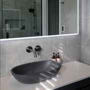 INDUSTRY WALL BASIN MIXER - Gunmetal