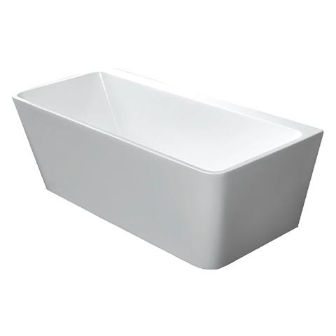 INDUS 1700MM BTW BATH GLOSS WHITE
